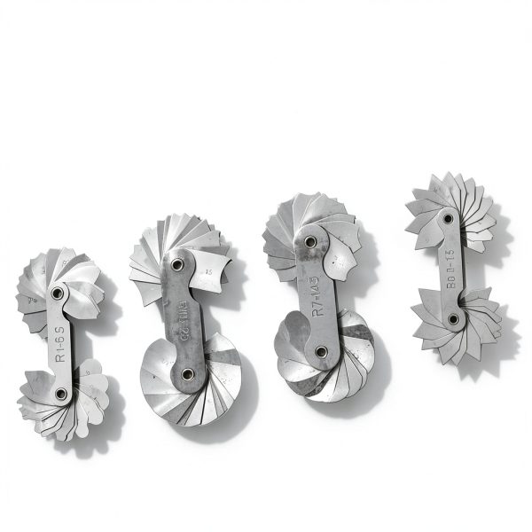 Radius Gauge Set,Steel Portable Internal and External Concave Convex Arc Measuring Tool for Tool and Die Makers Check-1