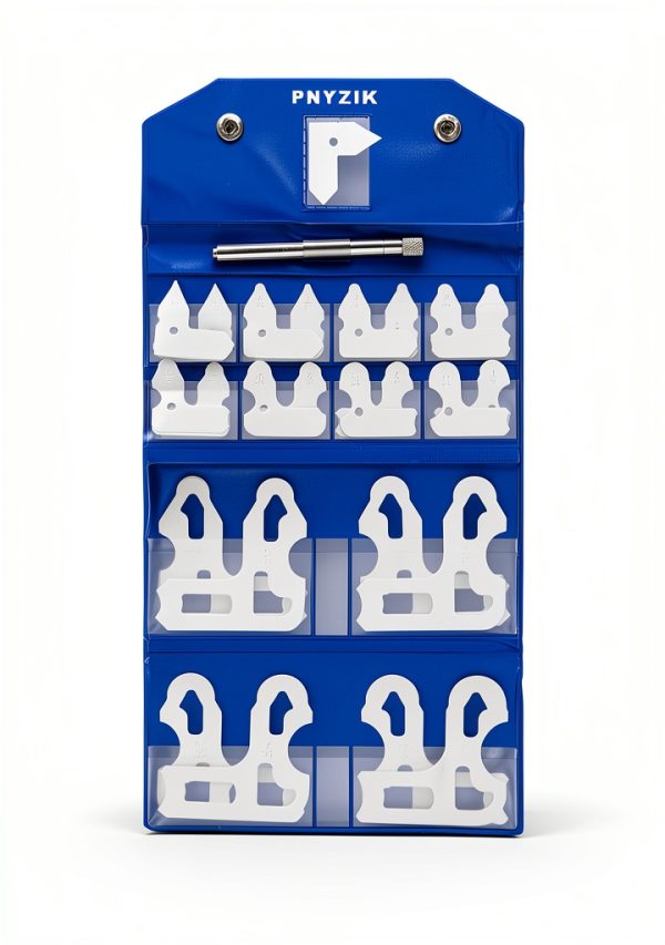 Radius Gauge 25 PCS Set 1/64-1/2 with Holder Stainless Steel PNYZIK-0