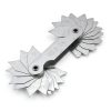 Radius Gauge Set,Steel Portable Internal and External Concave Convex Arc Measuring Tool for Tool and Die Makers Check-3