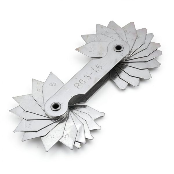 Radius Gauge Set,Steel Portable Internal and External Concave Convex Arc Measuring Tool for Tool and Die Makers Check-3