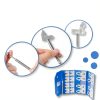 Radius Gauge Set 25PCS 1/64"-1/2" Stainless Steel with Holder --3